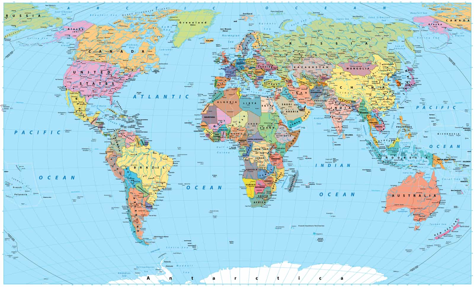 World Map 1 Political World Map