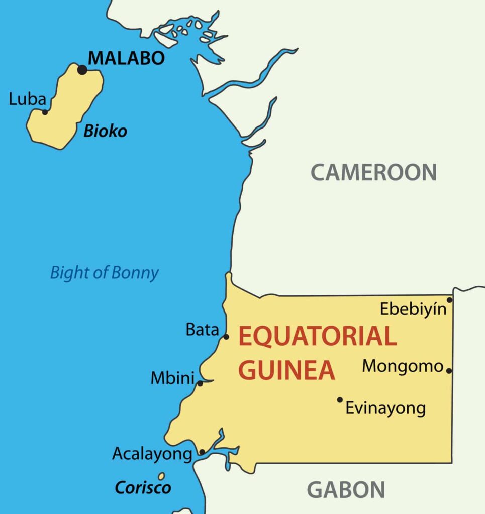 Equatorial Guinea Map