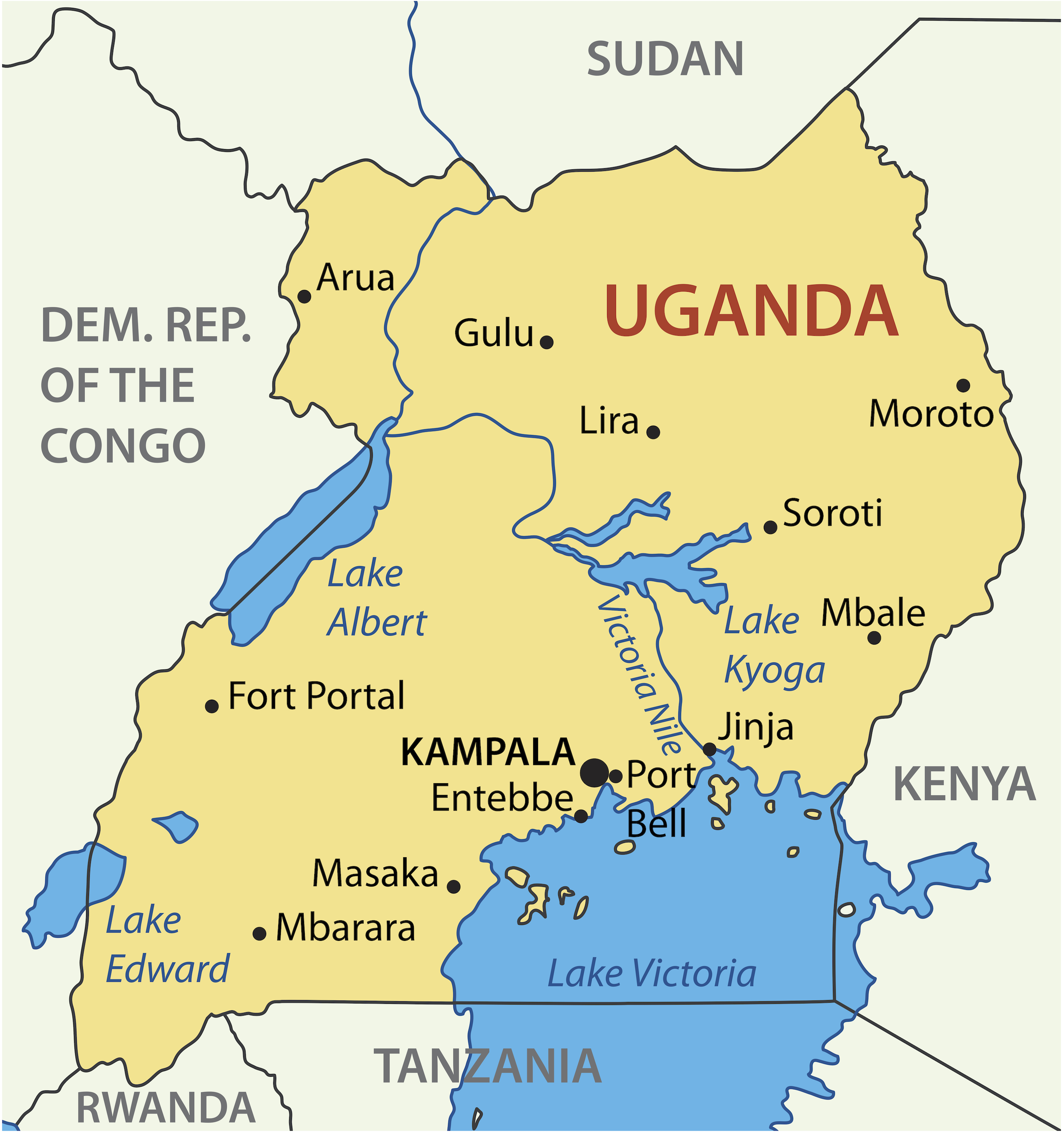 Where Is Uganda Mappr