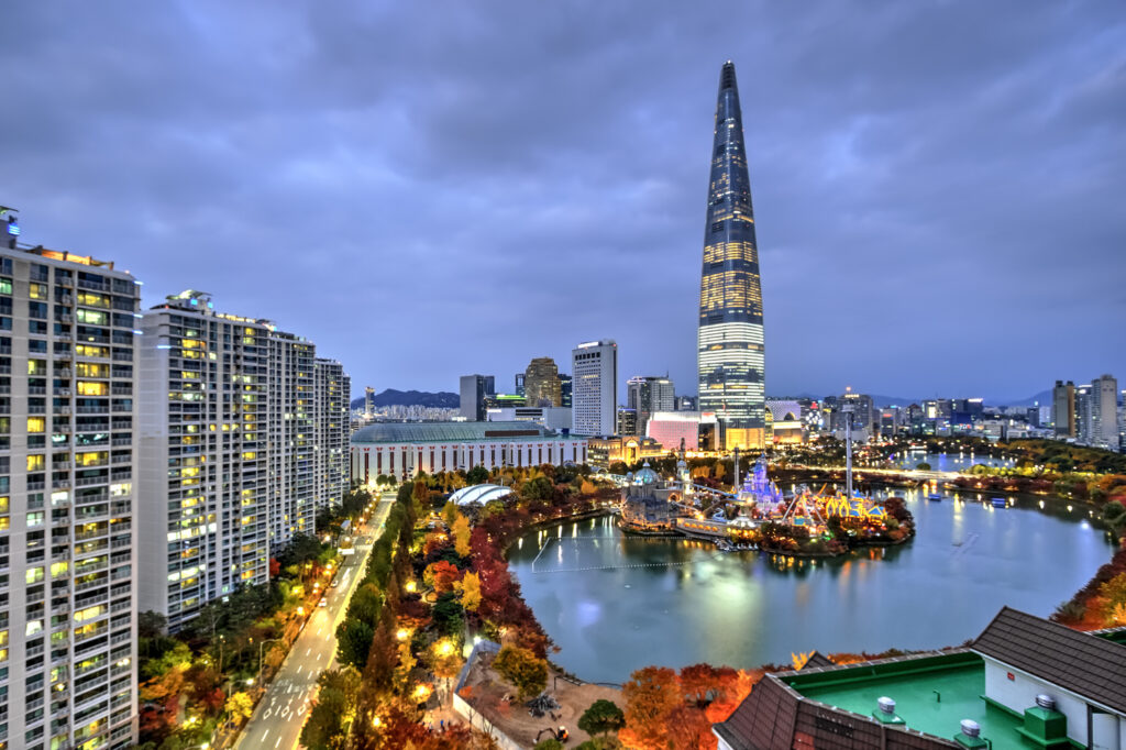 Tallest Building in South Korea: The Lotte World Tower