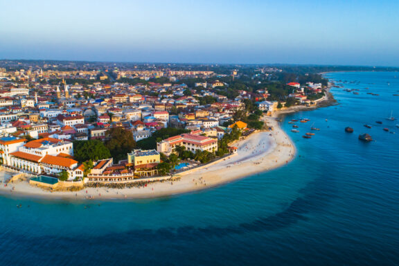 Stone town of Zanzibar Island