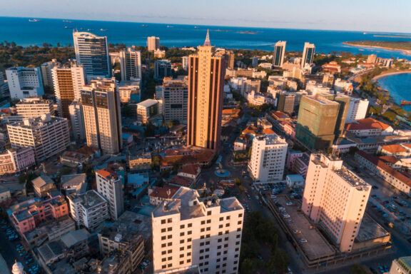 Modern buildings in Dar es Salaam