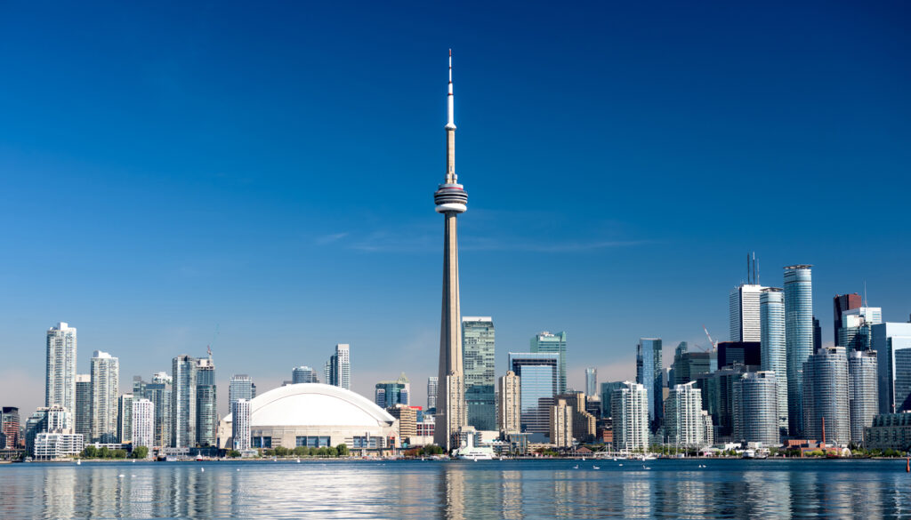 Epic skyline of Toronto