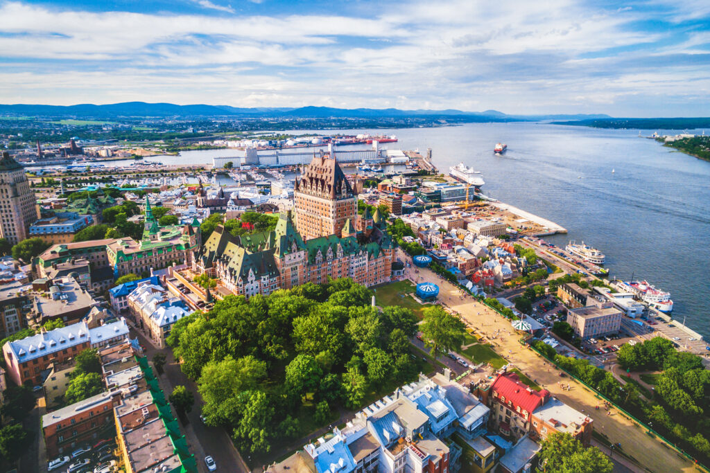 Historic old quarter of Quebec