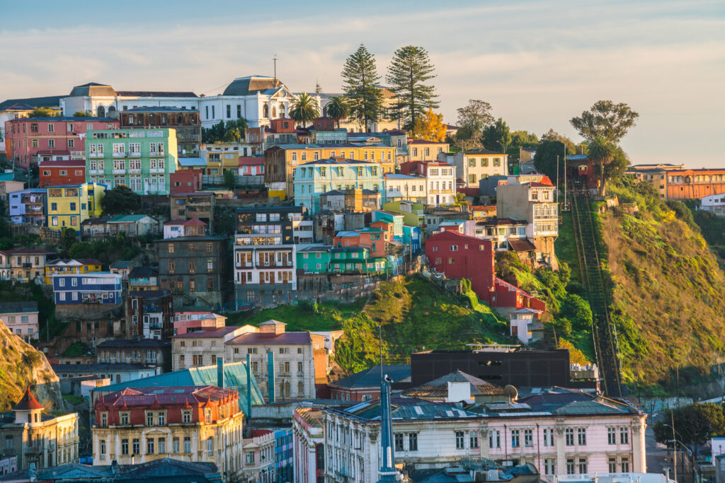 The beautiful coastal city of Valparaiso