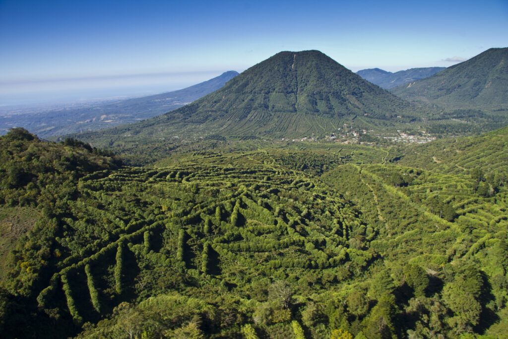 El Salvador States Map 6 Mountain ranges in El Salvador