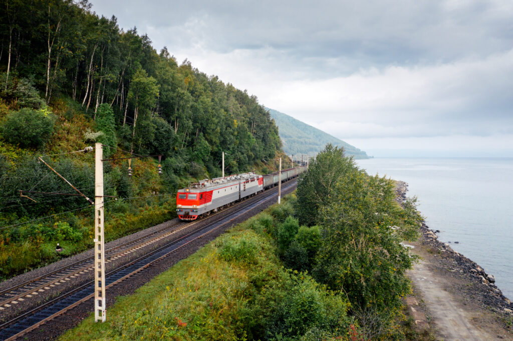 Rail network as part of the Trans-Siberian railway