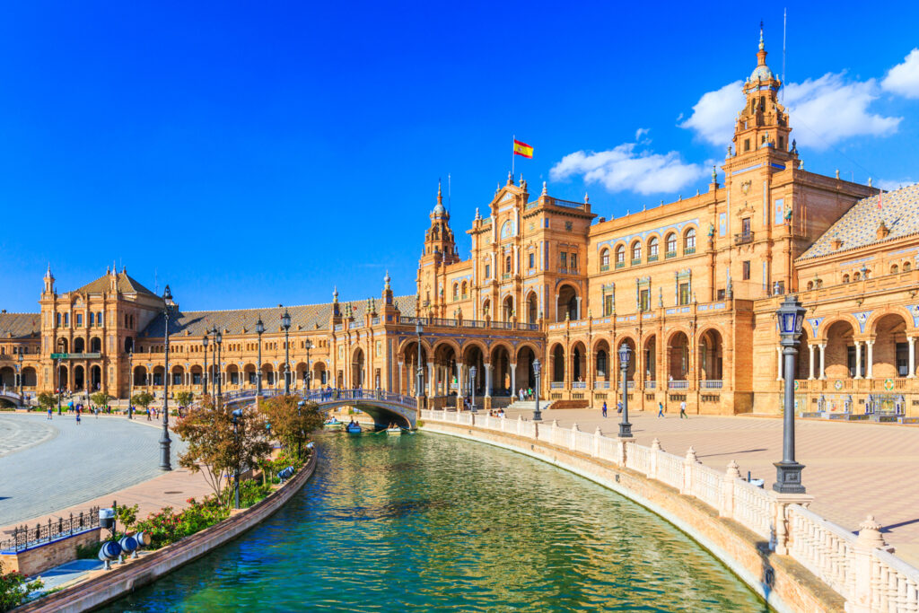 The famous Spanish Square in Seville