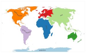 What Are The 7 Continents Of The World World Continents Map Mappr Image 57 300x185