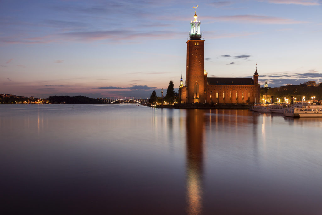 Stockholm City Hall. Stockholm, Sodermanland and Uppland, Sweden.