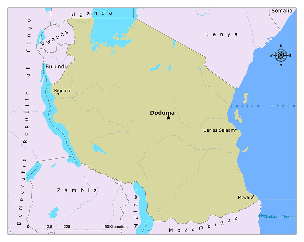 Capital Of Tanzania Map What Is The Capital Of Tanzania? | Mappr