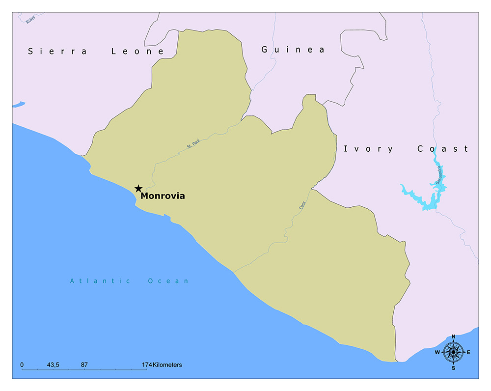 What is the Capital of Liberia? 1