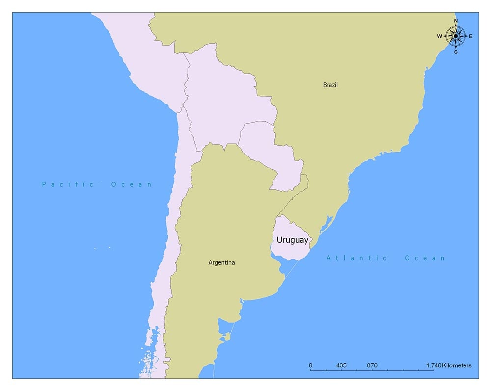 Uruguay Flag Map and Meaning 2