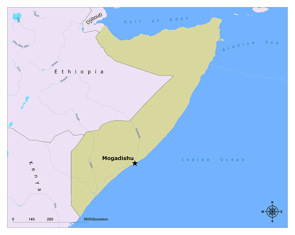 What is the Capital of Somalia? 1