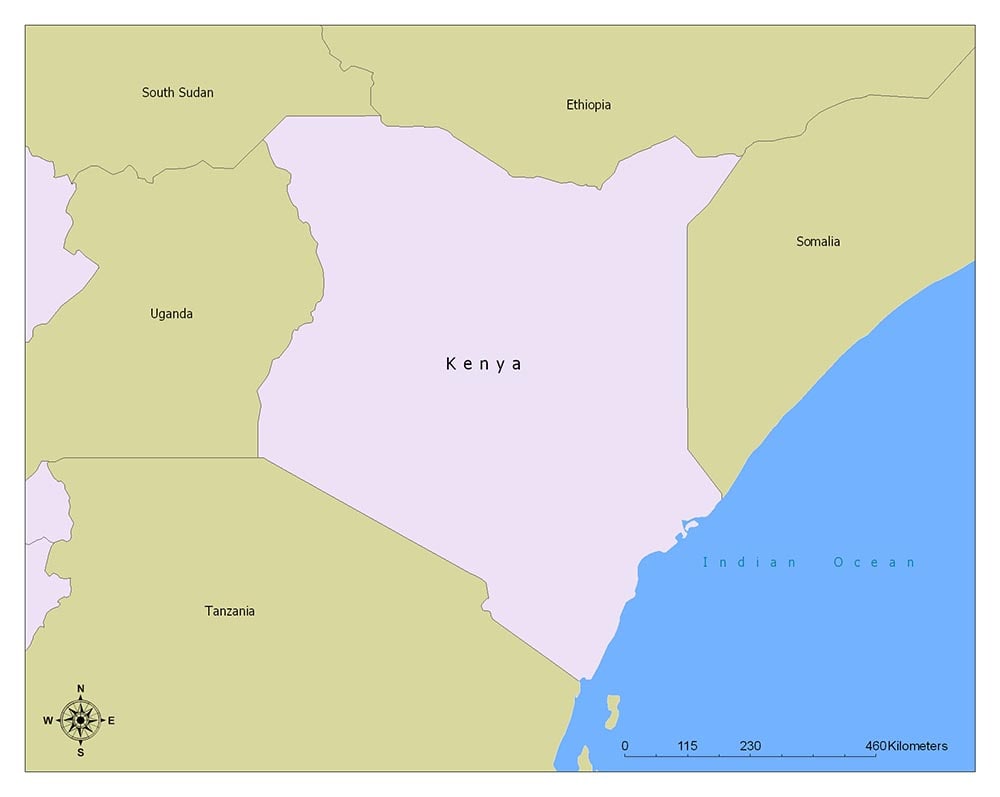 Kenya Flag Map and Meaning 2
