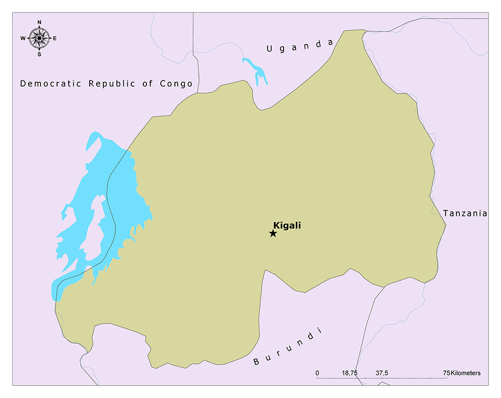 What is the Capital of Rwanda? 1