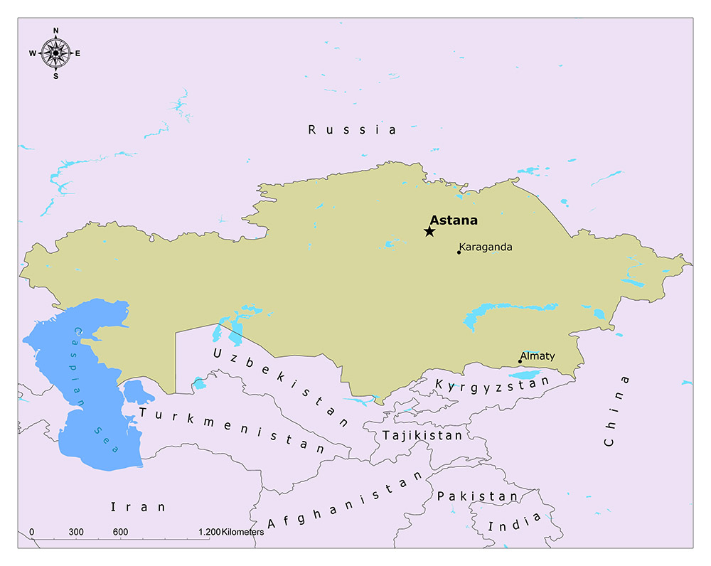 Capital Of Kazakhstan Map What Is The Capital Of Kazakhstan? | Mappr