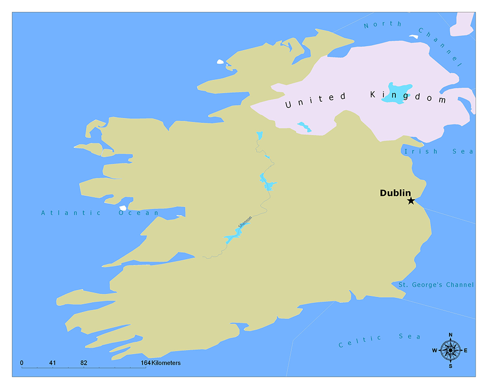 What is the Capital of Ireland? 1