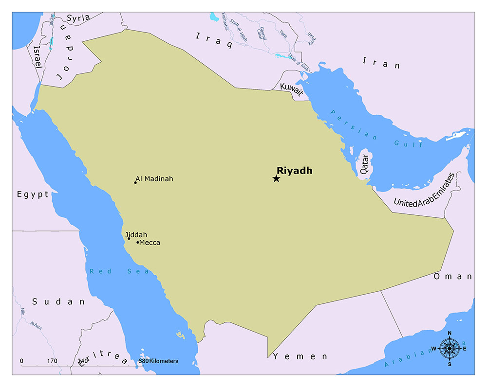 Where is Riyadh Where is Riyadh