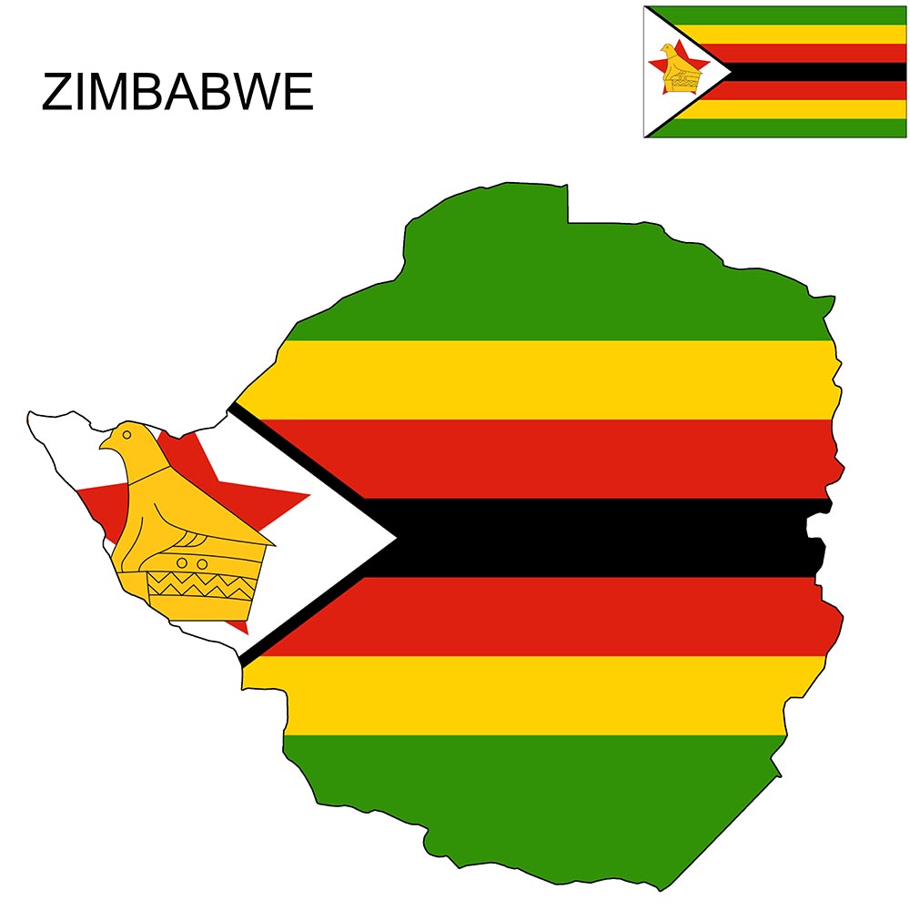 Zimbabwe Flag Map and Meaning 1