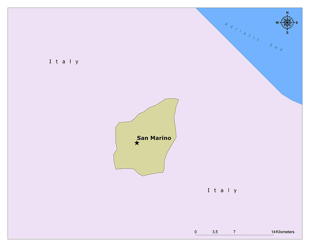 Where is San Marino?