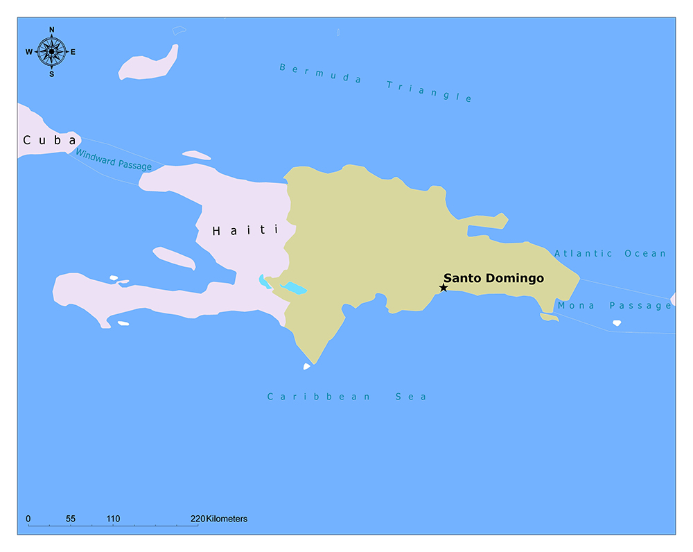 Where is Santo Domingo?