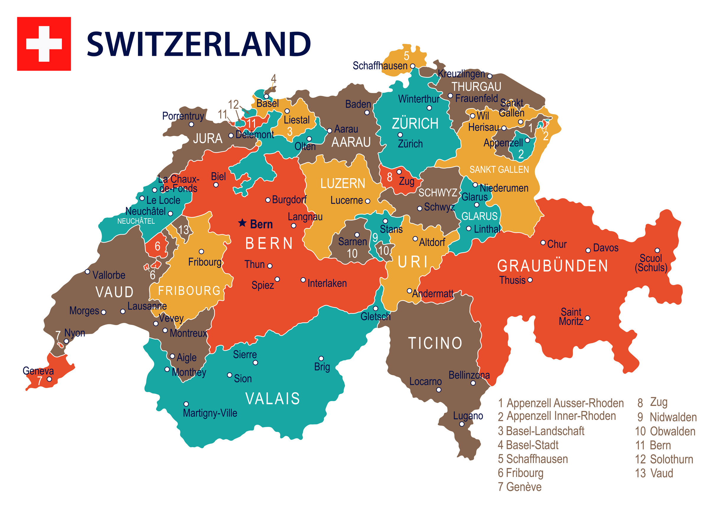 Where Is Switzerland Mappr