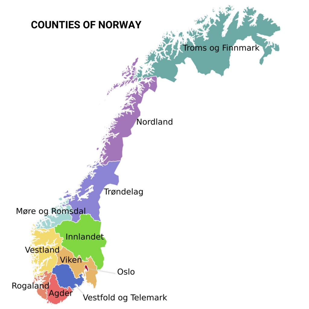 Counties of Norway 1