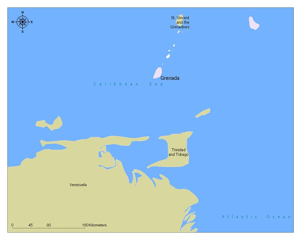 Neighboring Countries of Grenada