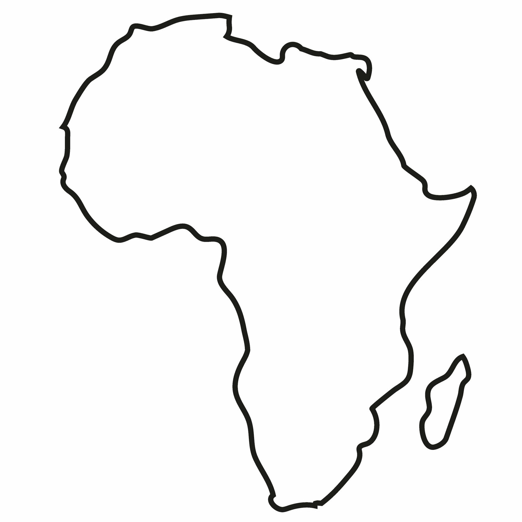 africa map blank pdf