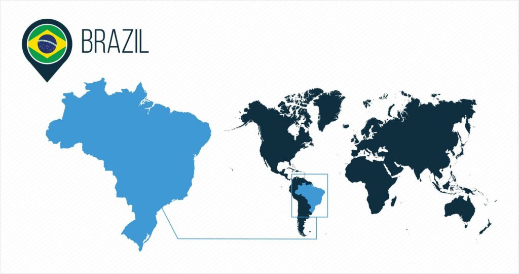 Brazil Maps 1 Brazil in the World Map