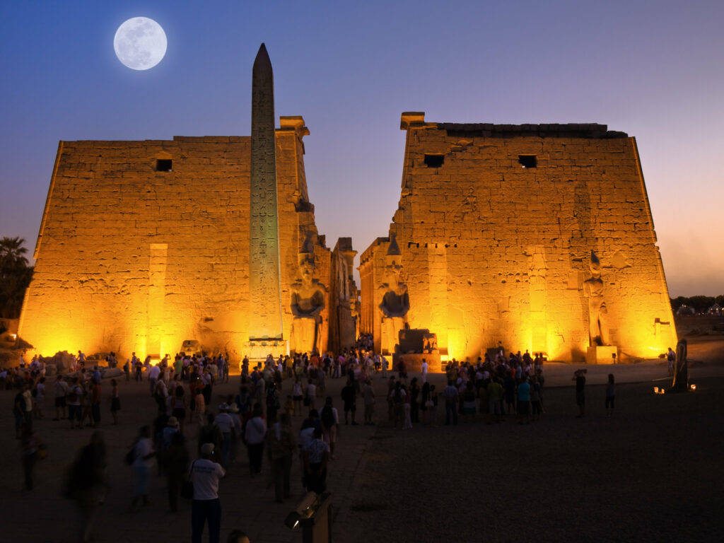 20 Most Beautiful Cities in Africa in 2022 9 Luxor temple under moonlight, Thebes, Egypt