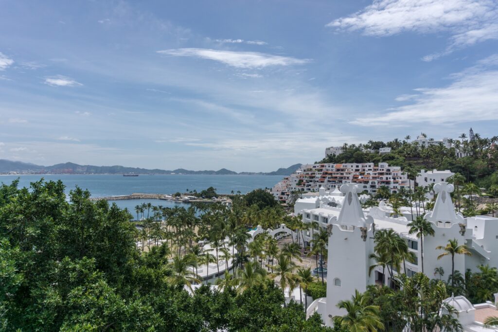 Ocean view in Manzanillo, Colima, Mexico.
