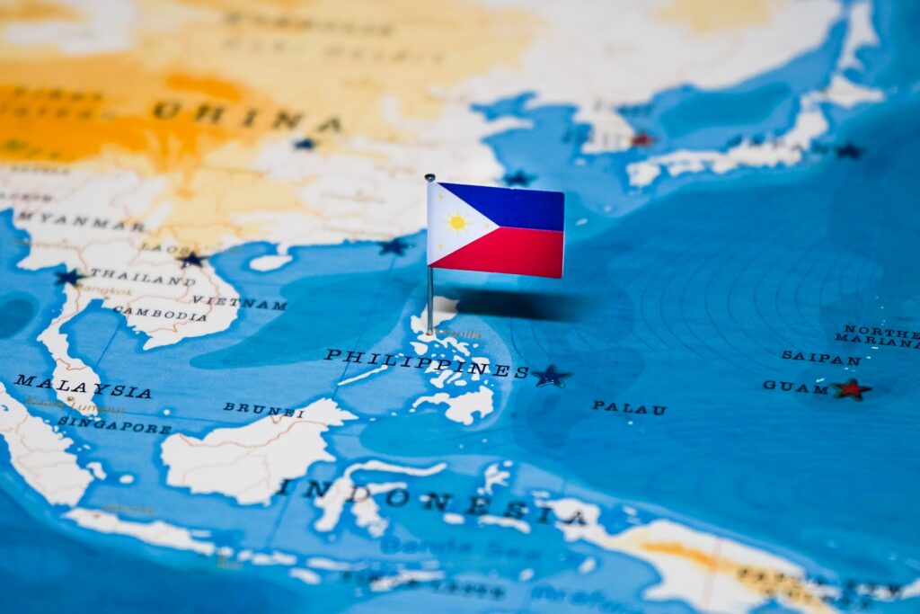 The location of Philippines on the eastern rim of the Asiatic Mediterranean