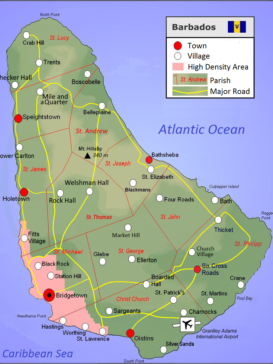 Tourist Map Of Barbados Beaches Soule lgbt Tourist Map Of Barbados Beaches Soule lgbt