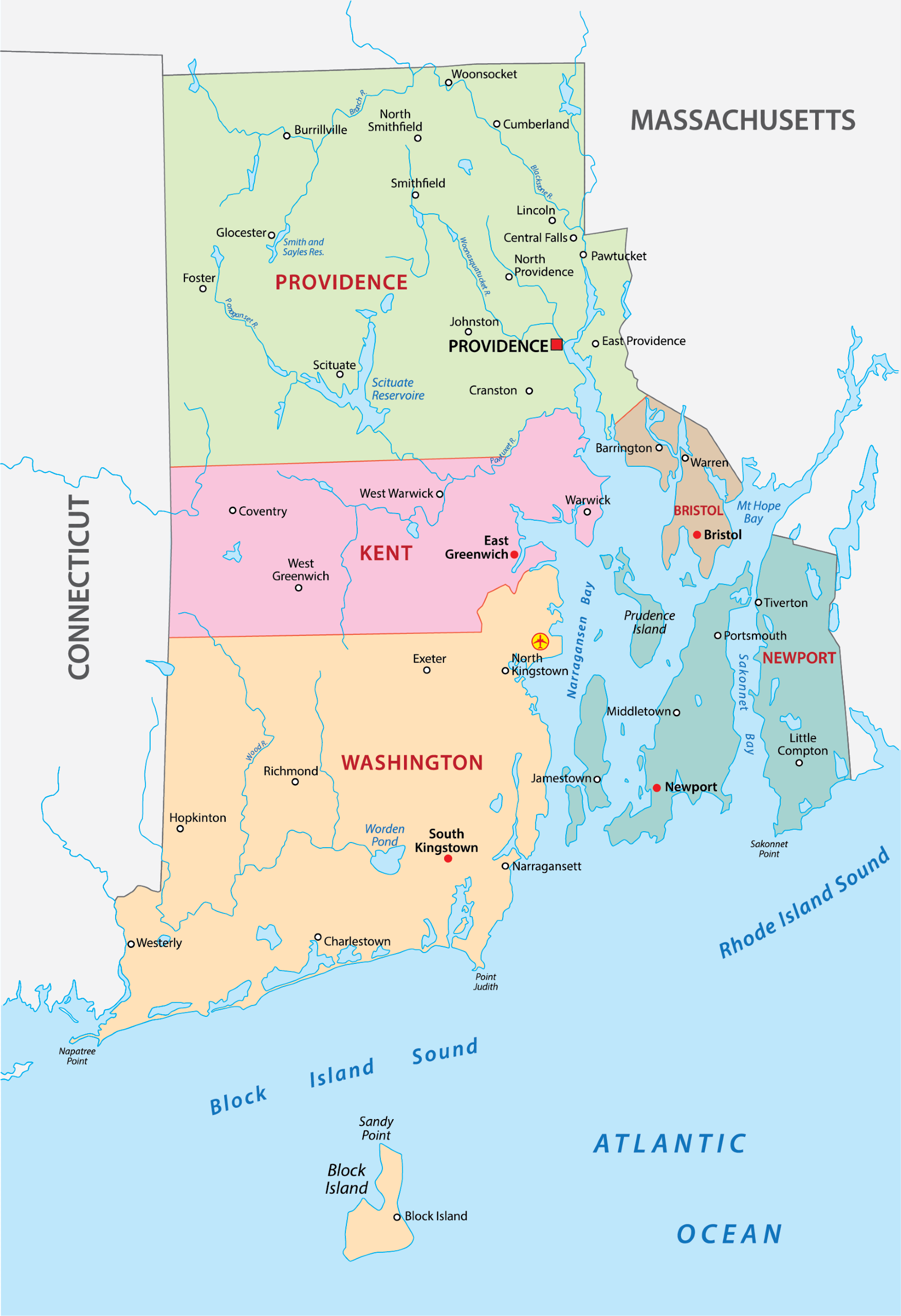 Rhode Island Counties Map Mappr rhode-island-counties-map-mappr