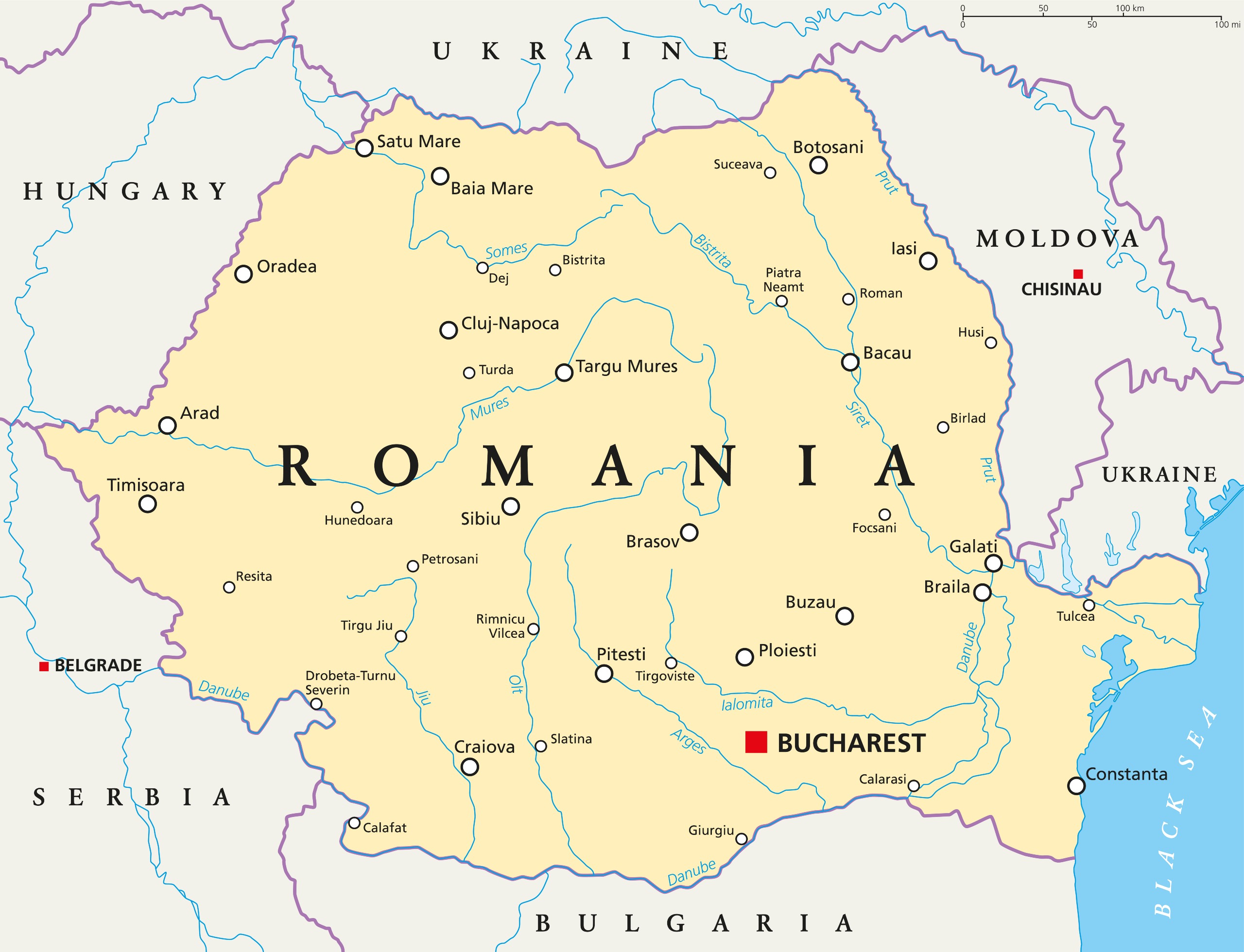 Where Is Romania Mappr