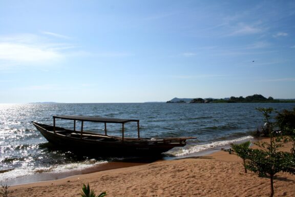 Beach at Lake Victoria Tanzania