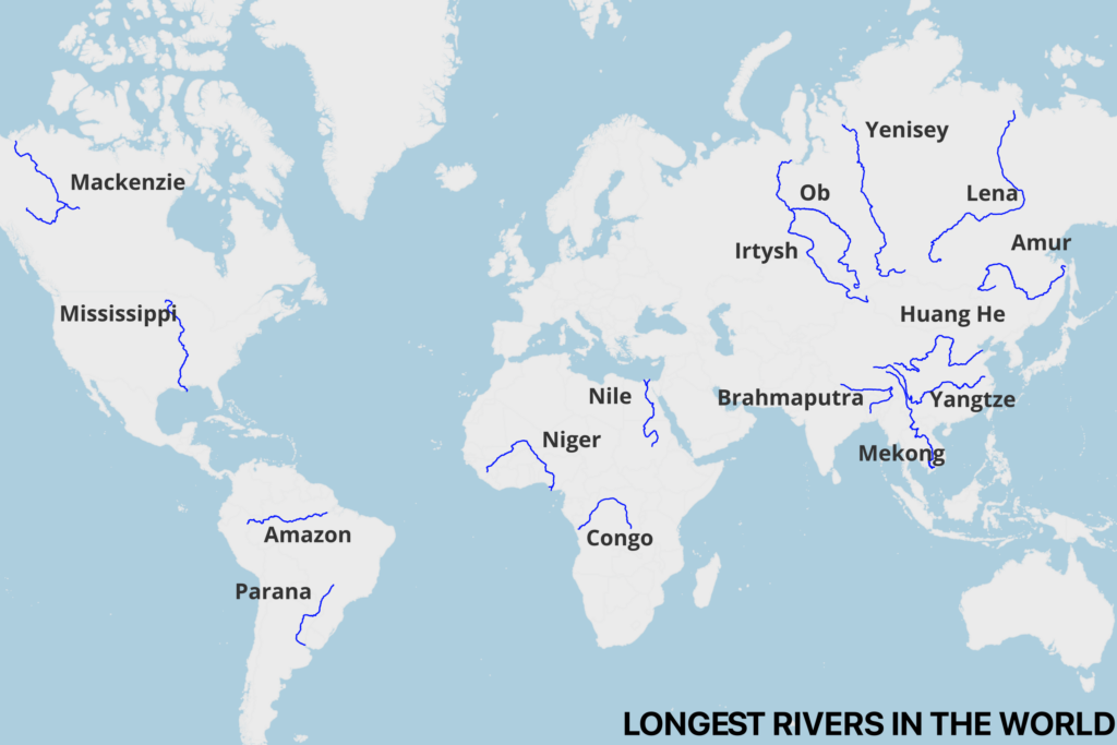 top 10 longest rivers in the world