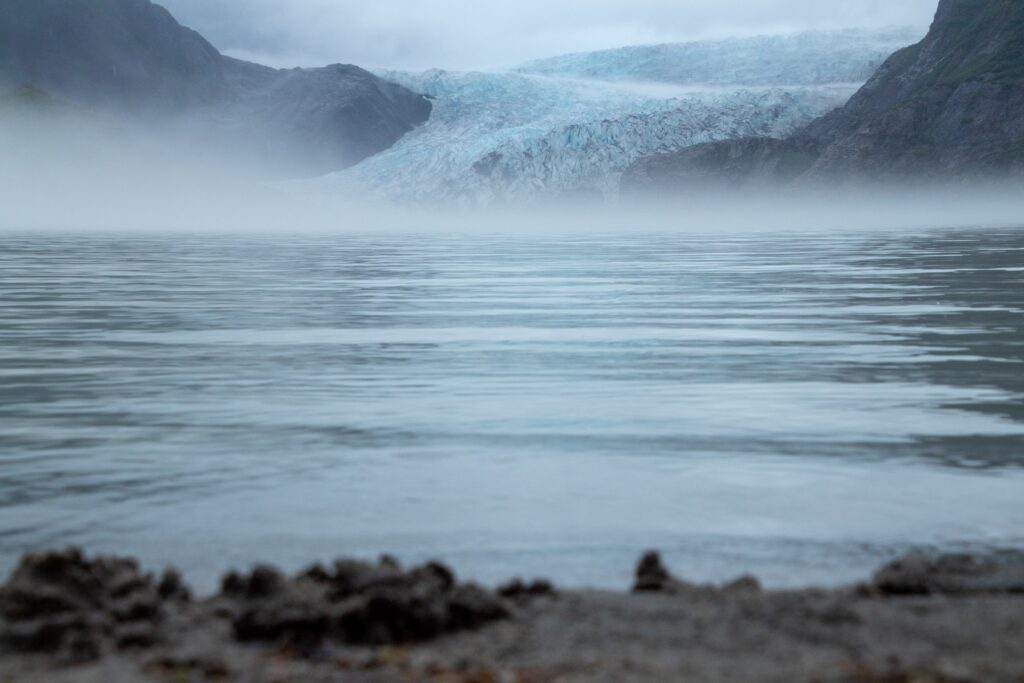 The Bering Glacier in Alaska from the other side of Vitus lake