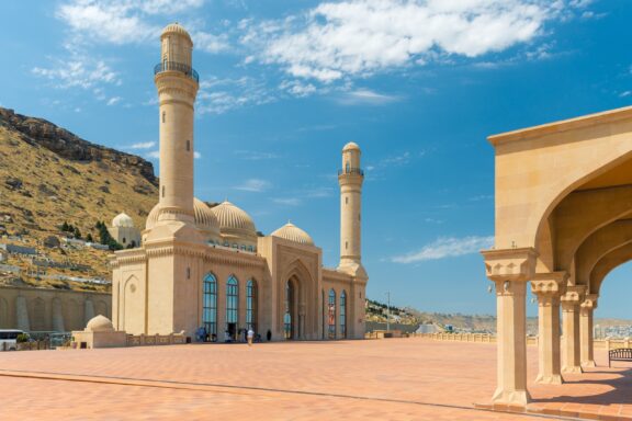 Bibi-Heybat mosque in Baku, Azerbaijan