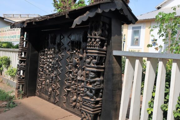 Entrance to the Ethnographic Museum in Porto Novo