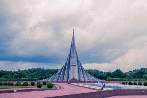 National Martyrs' Memorial monument in Dhaka