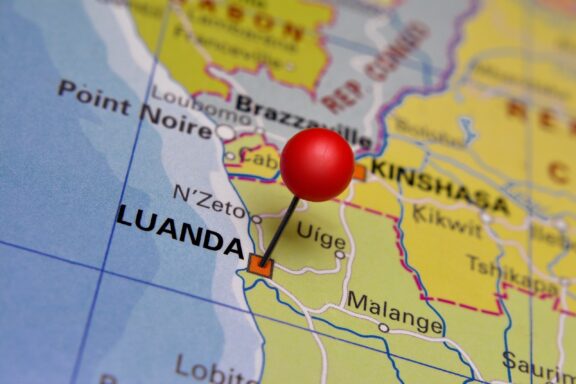 Luanda City map pin