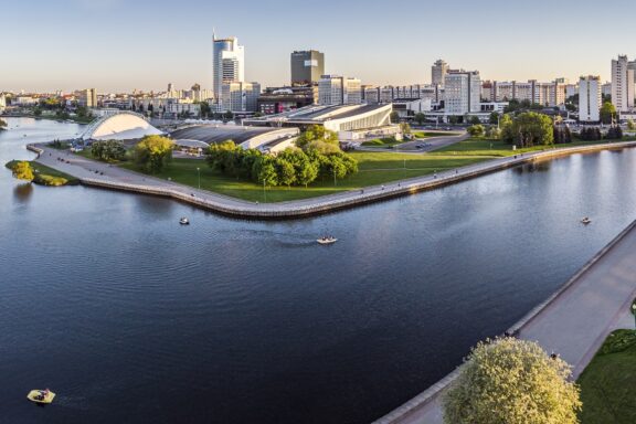 Aerial view of Minsk