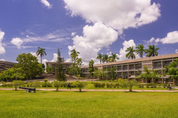 Characteristical tropical weather in Belmopan