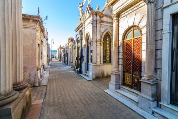 Recoleta cemetery the most important and famous cemetery in argentina