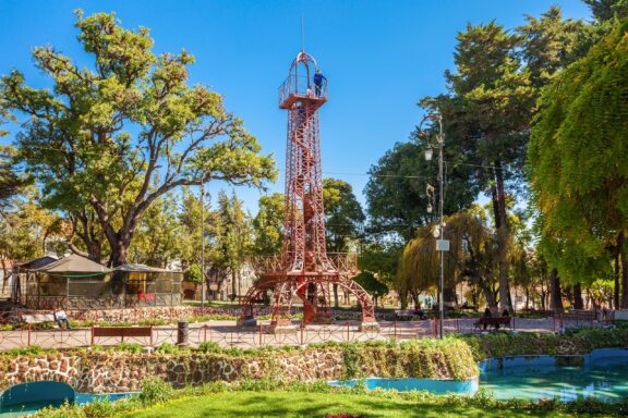 Sucre bolivia may 22 2015: tower like eiffel tower