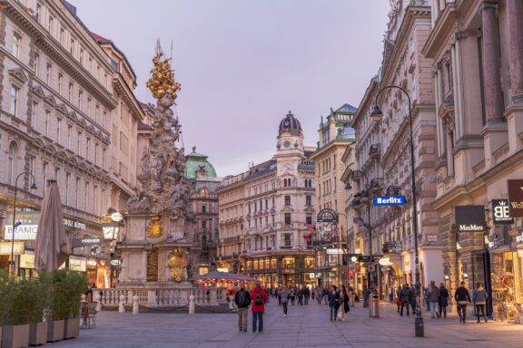 Vienna old town Plague Column