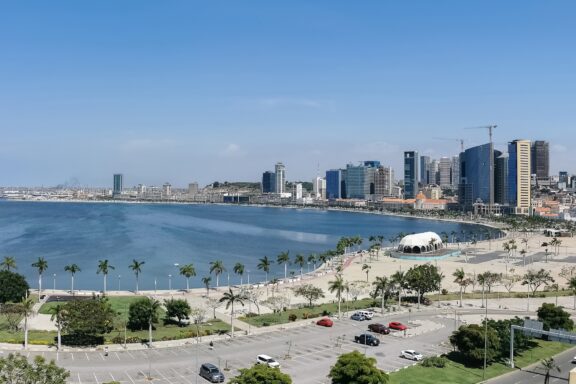 Panoramic view Luanda Bay